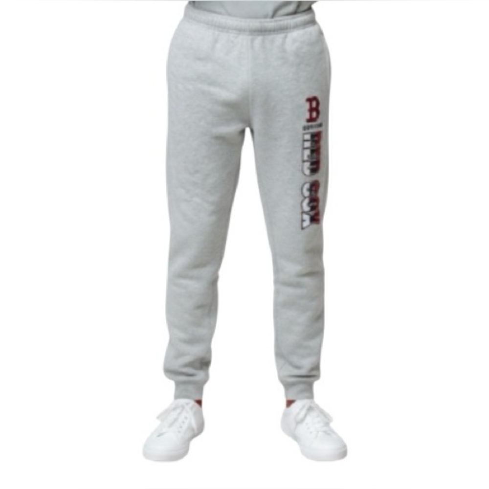 Boston Red Sox Genuine Merchandise Youth Size Light Gray Jogger 14-16 NWT Unisex